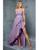 Amethyst Grace High-Low Dress