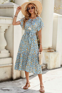 Harper Bloom Midi Dress