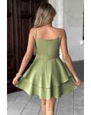 Sage Ruffle Daydream Dress