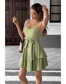 Sage Ruffle Daydream Dress