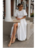 Susan Puff Sleeve Cotton Dress