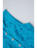 Jennie Crystal Collar Lace Dress