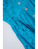 Jennie Crystal Collar Lace Dress