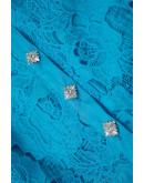 Jennie Crystal Collar Lace Dress