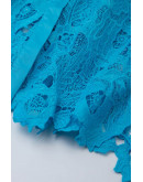 Jennie Crystal Collar Lace Dress