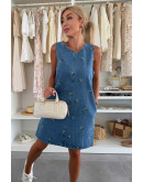 Meadow Stitch Shift Dress