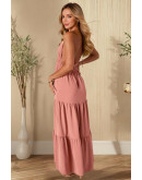Freya Dusty Rose Halter Maxi Dress