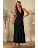 Freya Black Halter Maxi Dress