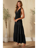Freya Black Halter Maxi Dress