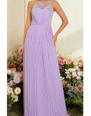 Timeless Beauty Laceback Pleated Dress