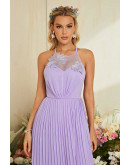 Timeless Beauty Laceback Pleated Dress