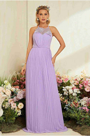 Timeless Beauty Laceback Pleated Dress