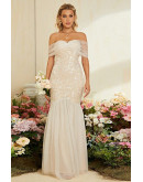 Louise Off-Shoulder Bow Dress