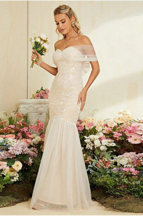 Louise Off-Shoulder Bow Dress