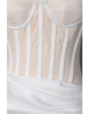 Ginevra Ivory Lace Corset Dress