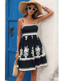 Harbor Strap Flare Dress