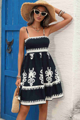 Harbor Strap Flare Dress