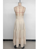 Seashell Halter Maxi Dress