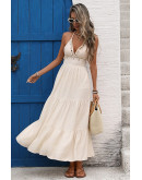 Seashell Halter Maxi Dress