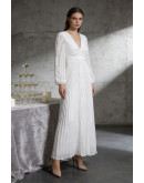 Empire Plunge Maxi Dress