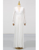 Empire Plunge Maxi Dress