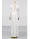 Empire Plunge Maxi Dress