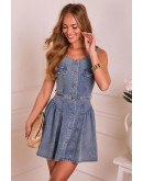 Isabella Buttoned Denim Dress