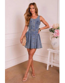 Isabella Buttoned Denim Dress