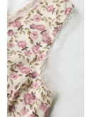 Regine Lace Trim Floral Dress