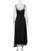 Lace Illusion Slip Dress