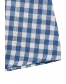 Twist Bodice Gingham Dress