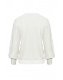 Gala Pom-Pom Sweater in White