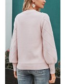 Gala Pom-Pom Sweater in Pink