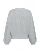 Danika Grey Knit Pullover