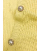 Fleur Button Front Yellow Cardigan