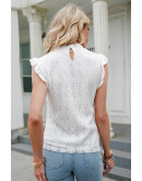 Isis Embroidered White Top