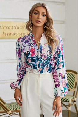 Missoula Bird & Floral Print Shirt
