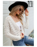 Chunky Knit Chill Cardigan in Ivory