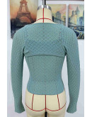 Layered Diamond Knit Set