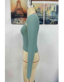 Layered Diamond Knit Set
