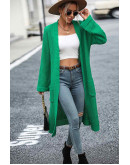 Casual Aura Wrap Cardigan in Green