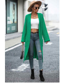Casual Aura Wrap Cardigan in Green