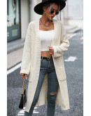 Casual Aura Wrap Cardigan in Cream