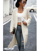 Casual Aura Wrap Cardigan in Cream