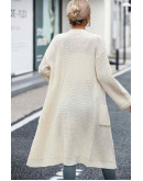 Casual Aura Wrap Cardigan in Cream