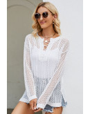 Weekend Mesh Mood White Top