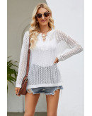 Weekend Mesh Mood White Top