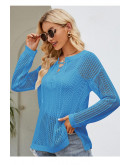 Weekend Mesh Mood Sky Blue Top