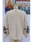 Abstract Sleeve Knitwear