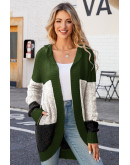 The Off-Duty Knit Green Cardigan